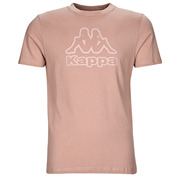 kappa背靠背男装运动t恤潮流上衣短袖套头打底衫米色2024夏季款