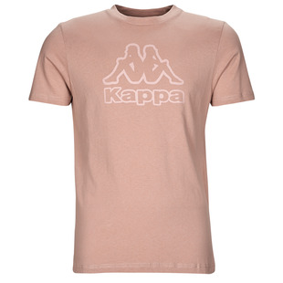 Kappa/背靠背男装运动T恤潮流上衣短袖套头打底衫米色2024夏季款