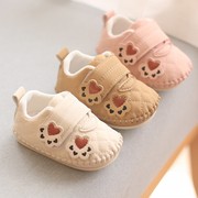 春秋季男女宝宝学步鞋一岁小童单鞋防滑韩版可爱新生婴幼儿鞋