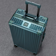 高档日本防刮PC铝框行李箱28万向轮拉杆箱26寸24旅行箱20登机箱子
