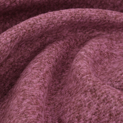 限量暗紫红色混色双面羊毛，毛呢毛料布料大衣，外套设计师服装面料a