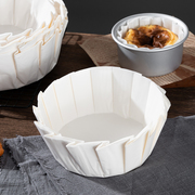 巴斯克烘焙油纸蛋糕，纸托4寸6模具免折包装盒，脱模纸专用一次性垫纸