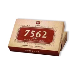 大益经典7562茶砖2022年普洱茶砖熟茶砖茶2201批勐海茶厂