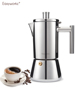 easyworkz摩卡壶不锈钢手冲咖啡壶，家用户外意式大容量电煮咖啡机