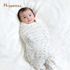 日本hoppetta竹纤维婴儿纱布包巾，多功能新生儿童，薄款抱毯包被春夏