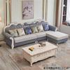欧式布艺沙发组合可拆洗大小户型简欧沙发客厅，实木雕花贵妃梵奢型