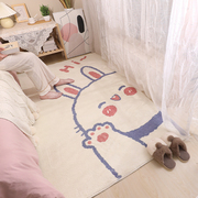 大面积茶几毯冬天加厚地垫可睡可坐地毯卧室床边毯卡通房间免打理