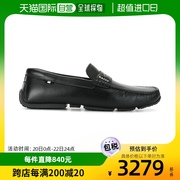 香港直邮BALLY 男士黑色牛皮豆豆鞋 6217577