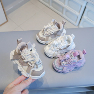 春季宝宝鞋学步鞋运动鞋，透气婴儿鞋子，男女小童鞋幼儿老爹鞋0-3岁