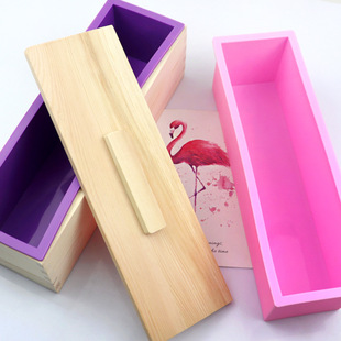 长方形木盒+1200ml吐司模具 手工香皂模 蛋糕吐司面包 DIY模具