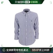 韩国直邮POLO RALPH LAUREN长袖衬衫男710832480 BLUE WHITE