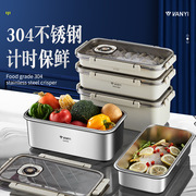 不锈钢保鲜盒乐扣密封盒 冷冻肉类饺子蔬菜鸡蛋 冰箱收纳盒食品级