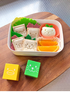日本进口三明治模具儿童，芝士面包吐司早餐，便当造型卡通创意模具