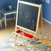 儿童大画板实木双面磁性写字板展示画架宝宝支架式黑白板