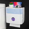 卫生间双层纸巾盒免打孔厕所，抽纸盒置物架浴室，创意防水抽纸卷纸器