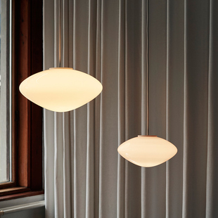 23年 丹麦Mist AP15系列餐厅吊灯卧室床头书房蛋白石玻璃吊灯