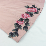 DIY手缝牡丹花朵刺绣衣服补丁贴布贴大号 电脑丝绒连衣裙装饰贴花