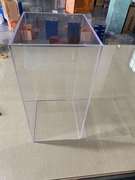 亚克力板材盒子高透明展示罩水箱储物盒展示台有机玻璃柱加工