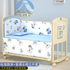 婴儿床实木无漆环保宝宝床儿童床新生儿拼接大床婴儿摇篮床床+