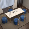 新中式岩板泡茶桌椅沙发组合轻奢客厅办公室禅意功夫茶几简约现代