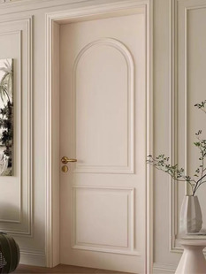北京奶油风法式烤漆门定制房间门卧室，门套装门实木复合室内木门