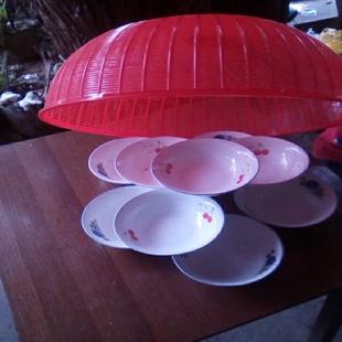 高档塑料大号菜罩圆形，食物罩饭菜，罩餐桌罩防蝇罩碗罩罩子