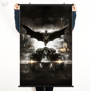 902游戏周边海报 蝙蝠侠海报挂画 Batman游戏高清海报壁纸画报