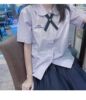 泰式泰国校服衬衫女短袖小鞠同款jk制服高中学生夏季毕业班服套装