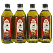 商超同款希腊进口阿格利司特级初榨橄榄油 食用油1L*4瓶