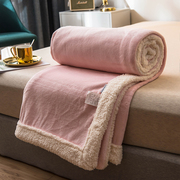 毛毯被子加厚冬季保暖p单人小午睡盖毯珊瑚绒毯子法兰绒沙发垫床
