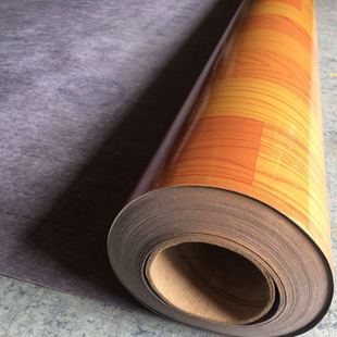 PVC地板革 普通革黑网格毛革加厚塑料地板环保地皮纸防水卧室