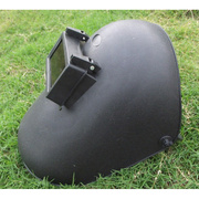 。头戴式电焊面罩氩弧焊，防护面屏防紫外线面具，黑色焊接焊工专用面