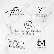 logo设计简约字母组合公司企业定制图标水印设计标志头像