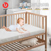 ulop德国婴儿床全实木拼接宝宝，榉木床多功能小户型，移动新生儿bb床