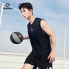 准者运动背心篮球，训练健身跑步t恤男式速干透气高弹美式上衣