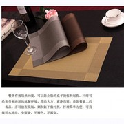 欧式PVC餐垫餐桌垫 长方形加厚防烫隔热垫杯垫碗垫盘垫西餐垫桌垫