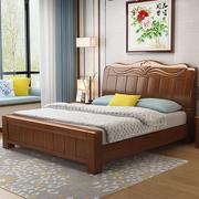 实木床1.8米主卧双人床1.5米木床高箱床1.2米大床储物床