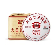 大益普洱茶7572熟茶2018年1801批次云南七子饼357g*7饼一提装