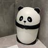 熊猫垃圾桶家用厨房卫生间厕所客厅，带盖卧室翻盖卡通可爱纸篓大号