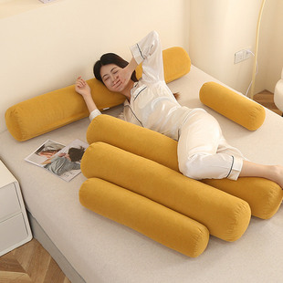 沙发靠枕腰靠头枕圆柱形抱枕套床上长圆枕头颈椎枕长条枕靠垫腰枕