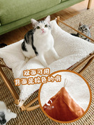 许你一个甜美梦乡日式铁艺，猫咪吊床宠物沙发床猫窝四季通用