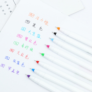 慕娜美monami208彩笔勾线笔0.4mm手账慕那美彩色中性笔管水彩笔糖果，色小清新创意8色套装创意个性日记手帐笔
