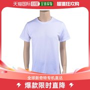 韩国直邮TRY 吊带/背心/T恤 男女共用纯棉基本无花纹圆领短袖T恤