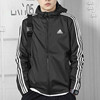 Adidas阿迪达斯外套男2023秋季梭织运动服连帽休闲夹克IB0381