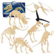 儿童仿真考古恐龙骨架模型 DIY拼装化石霸王龙翼龙骨架玩具