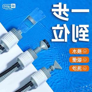 换水器器泵吸水族箱洗家用自动抽水电动鱼缸沙便具e清洁工套