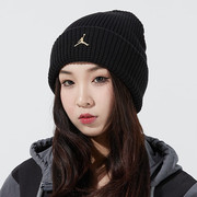 Nike耐克毛线帽子JORDAN绒线帽男女帽子冬季保暖户外运动帽子