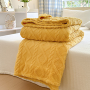 毛毯盖毯空调毯披肩四季通用塔芙绒沙发毯单人，办公室午睡床上用毯
