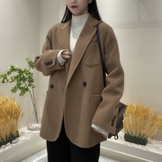 徐大可家2022秋冬毛呢外套，韩版显瘦小西装，复古双面零羊绒大衣
