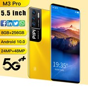 跨境M3 pro智能手机5.5寸大屏幕512+4G低价双卡安卓国产手机